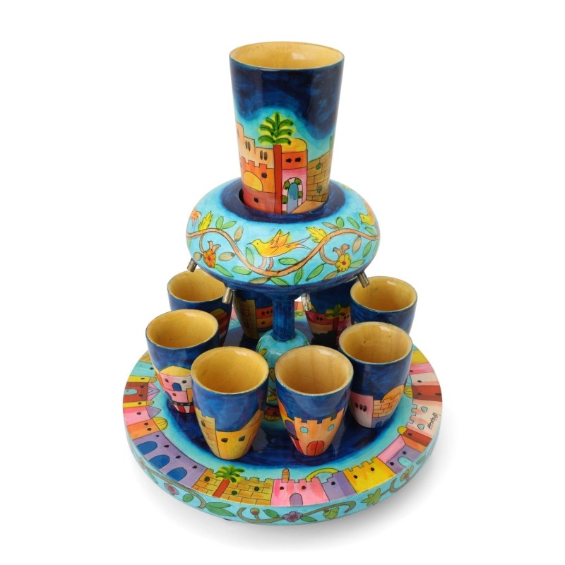 Yair Emanuel Wooden Kiddush Fountain - Jerusalem