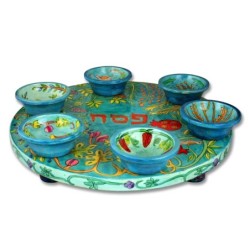 Seder Plate With Seven Species Design By Yair Emanuel