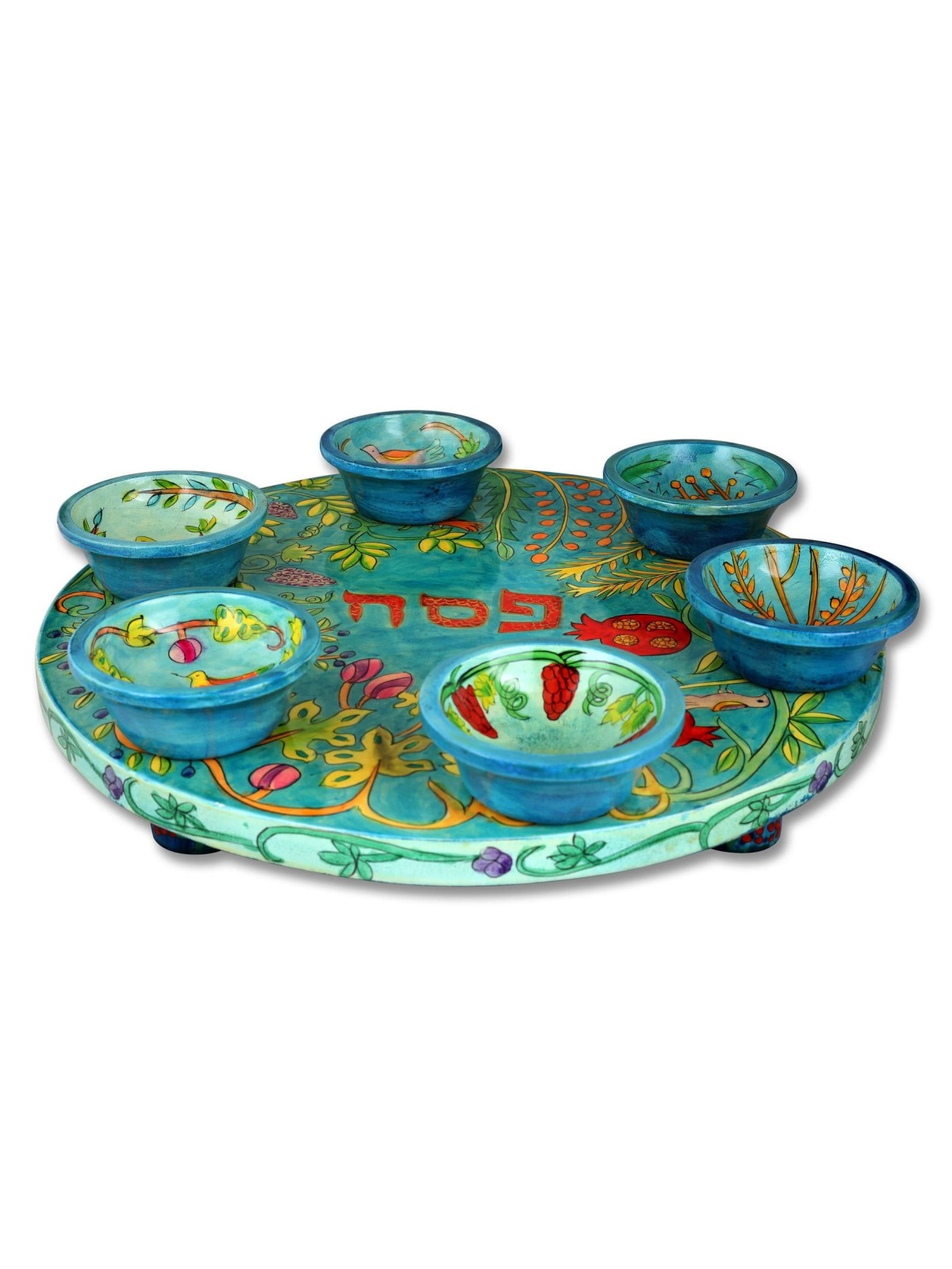 Seder Plate With Seven Species Design By Yair Emanuel