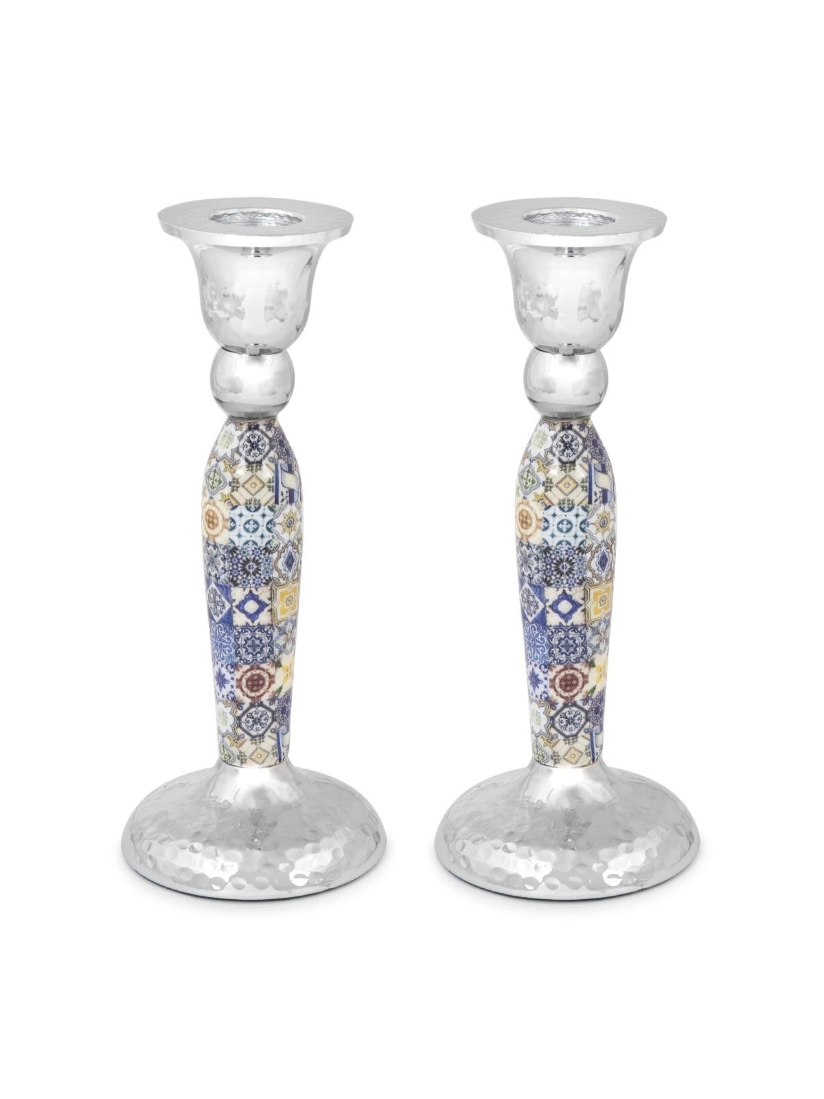 Yair Emanuel Modern Candlesticks - Tile Design