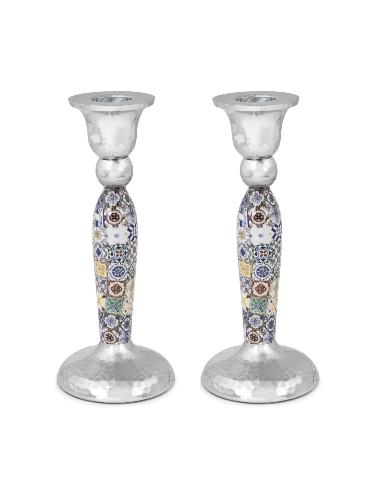Yair Emanuel Modern Candlesticks - Tile Design