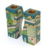 Yair Emanuel Fitted Candlesticks - Jerusalem Blue