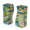 Yair Emanuel Fitted Candlesticks - Jerusalem Blue