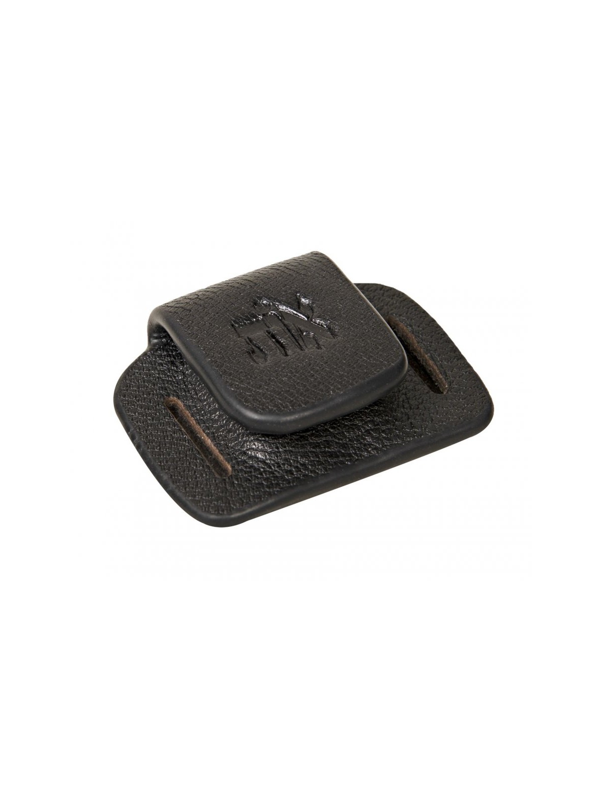 Black Leather Magnetic Tefillin Hand Strap Holder | Tefillin Parts