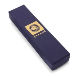 Yair Emanuel Laser Cut Hand Painted Metal Mezuzah - Flowers