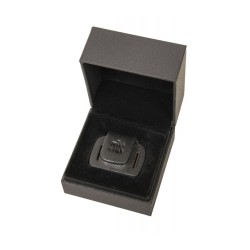 Black Leather Magnetic Tefillin Hand Strap Holder | Tefillin Parts