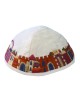 Jerusalem - Yair Emanuel Embroidered Silk Kippah