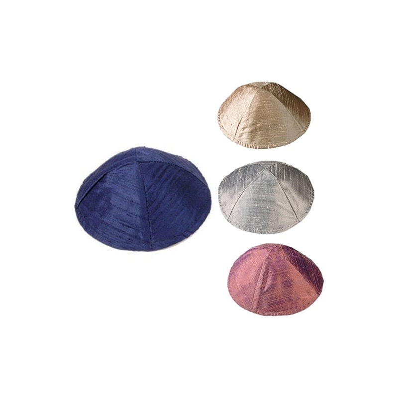 Yair Emanuel Raw Silk Kippah