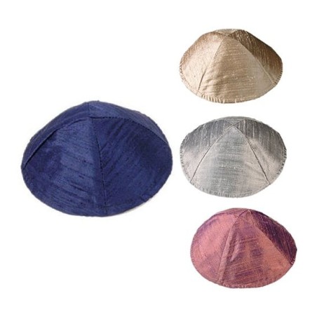 Yair Emanuel Raw Silk Kippah