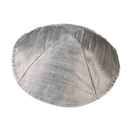Yair Emanuel Raw Silk Kippah