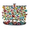 Yair Emanuel Butterflies and Flowers Hand-Painted Hanukkah Menorah