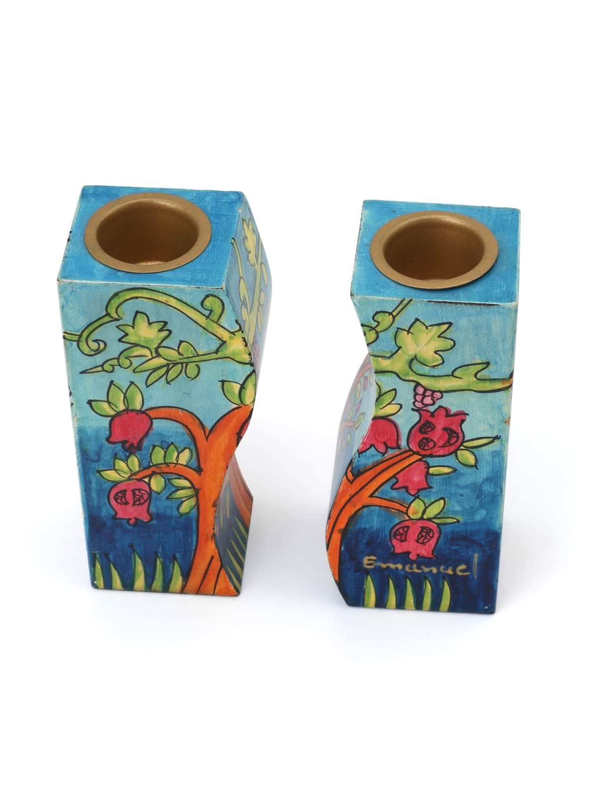 Yair Emanuel Fitted Candlesticks - Seven Species