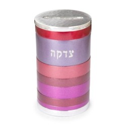 Yair Emanuel Anodized Aluminum Tzedakah (Charity) Box