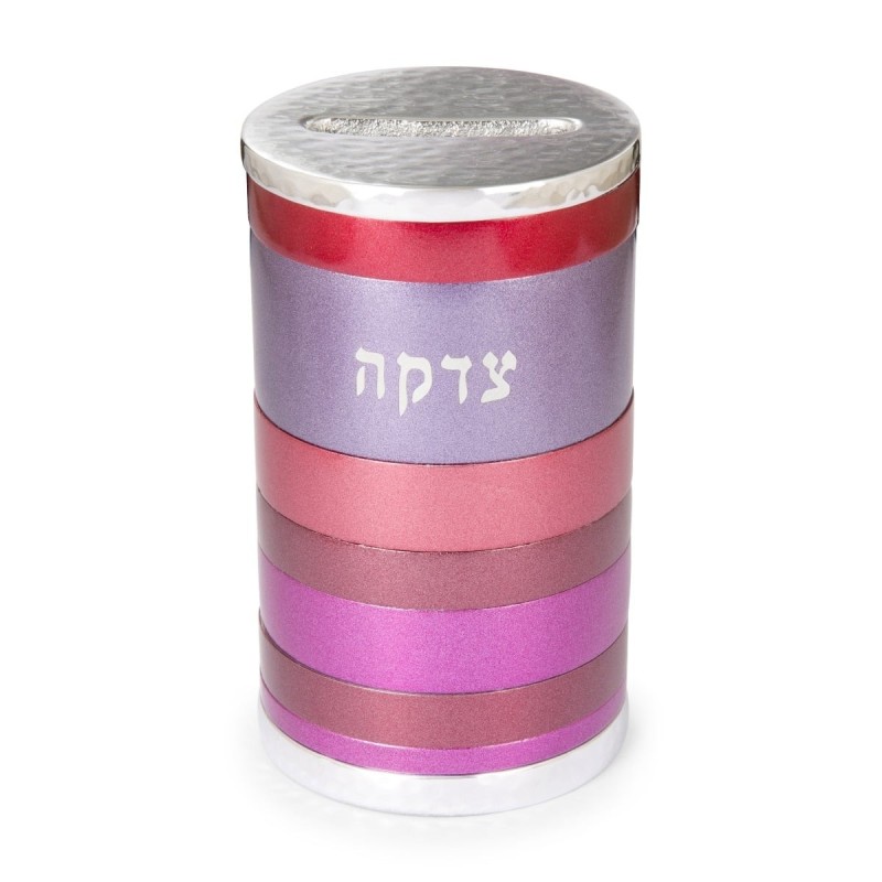 Yair Emanuel Anodized Aluminum Tzedakah (Charity) Box