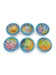 Wooden Seder Plate With Exodus Design By Yair Emanuel