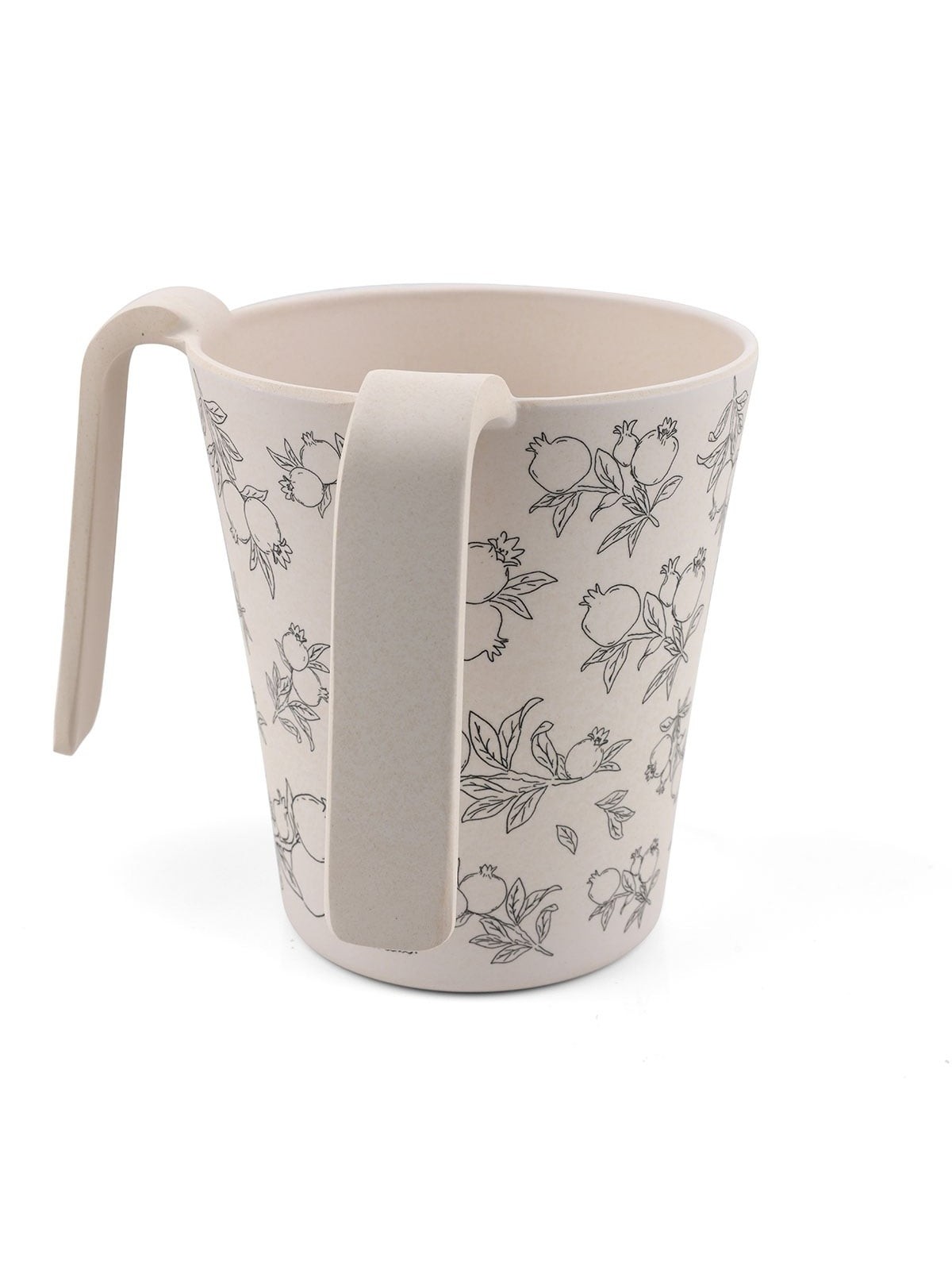 Yair Emanuel Bamboo Pomegranates Washing Cup (Netilat Yadayim) - Black