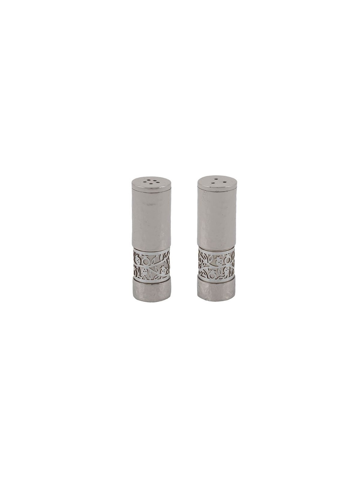 Yair Emanuel Anodized Aluminum Pomegranates Salt and Pepper Shaker Set