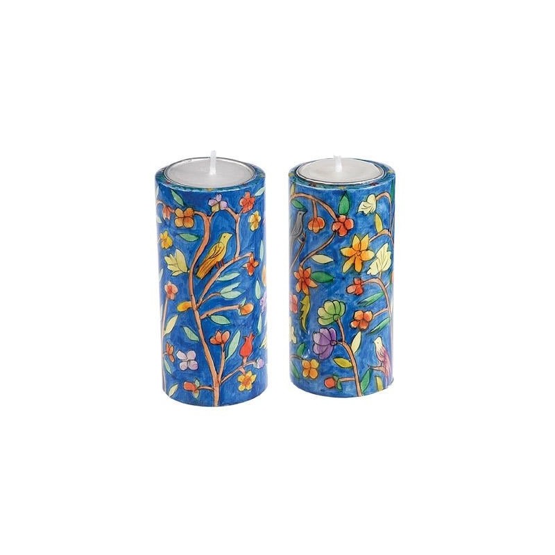 Yair Emanuel Round Candlesticks - Oriental (large)