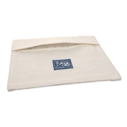 Yair Emanuel Embroidered Matzah Cover and Afikomen Bag - Rows of Pomeg