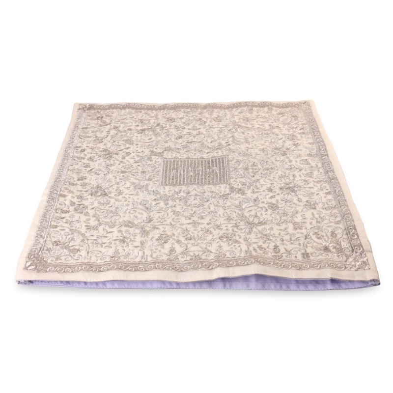 Flowers & Pomegranates: Yair Emanuel Fully Embroidered Matzah and Afik