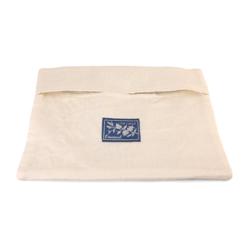 Flowers & Pomegranates: Yair Emanuel Fully Embroidered Matzah and Afik