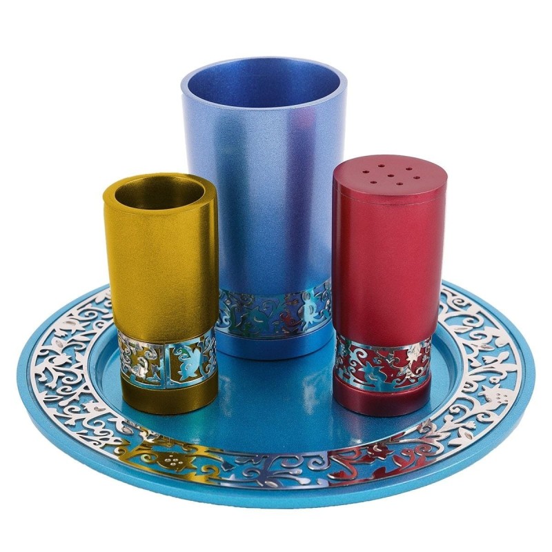 Yair Emanuel Pomegranates Havdalah Set - Variety of Colors