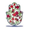 Decorative Painted Standing Hamsa by Yair Emanuel