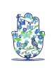 Decorative Painted Standing Hamsa by Yair Emanuel