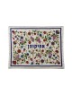 Yair Emanuel Embroidered Matzah Cover and Afikomen Bag - Flowers