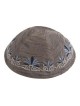 Yair Emanuel Embroidered Silk Kippah - Flowers