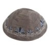 Yair Emanuel Embroidered Silk Kippah - Flowers