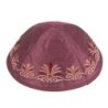 Yair Emanuel Embroidered Silk Kippah - Flowers