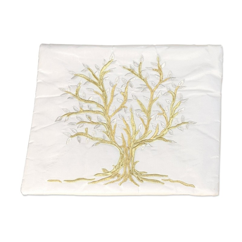 Yair Emanuel Embroidered Tree of Life Tallit - Gold & Silver