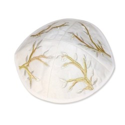 Yair Emanuel Embroidered Tree of Life Tallit - Gold & Silver