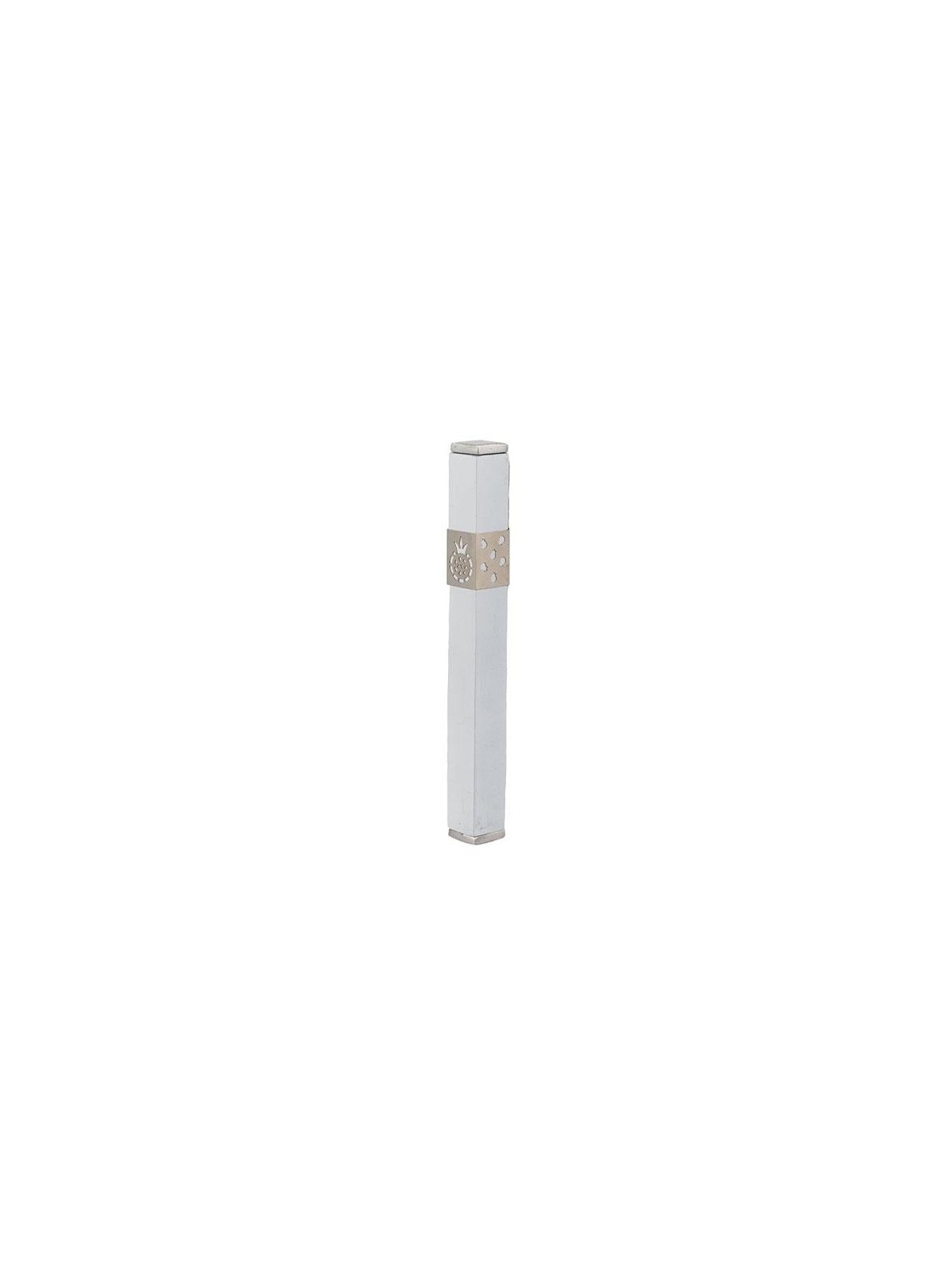 Yair Emanuel Stainless Steel Pomegranate Mezuzah (Choice of Colors)