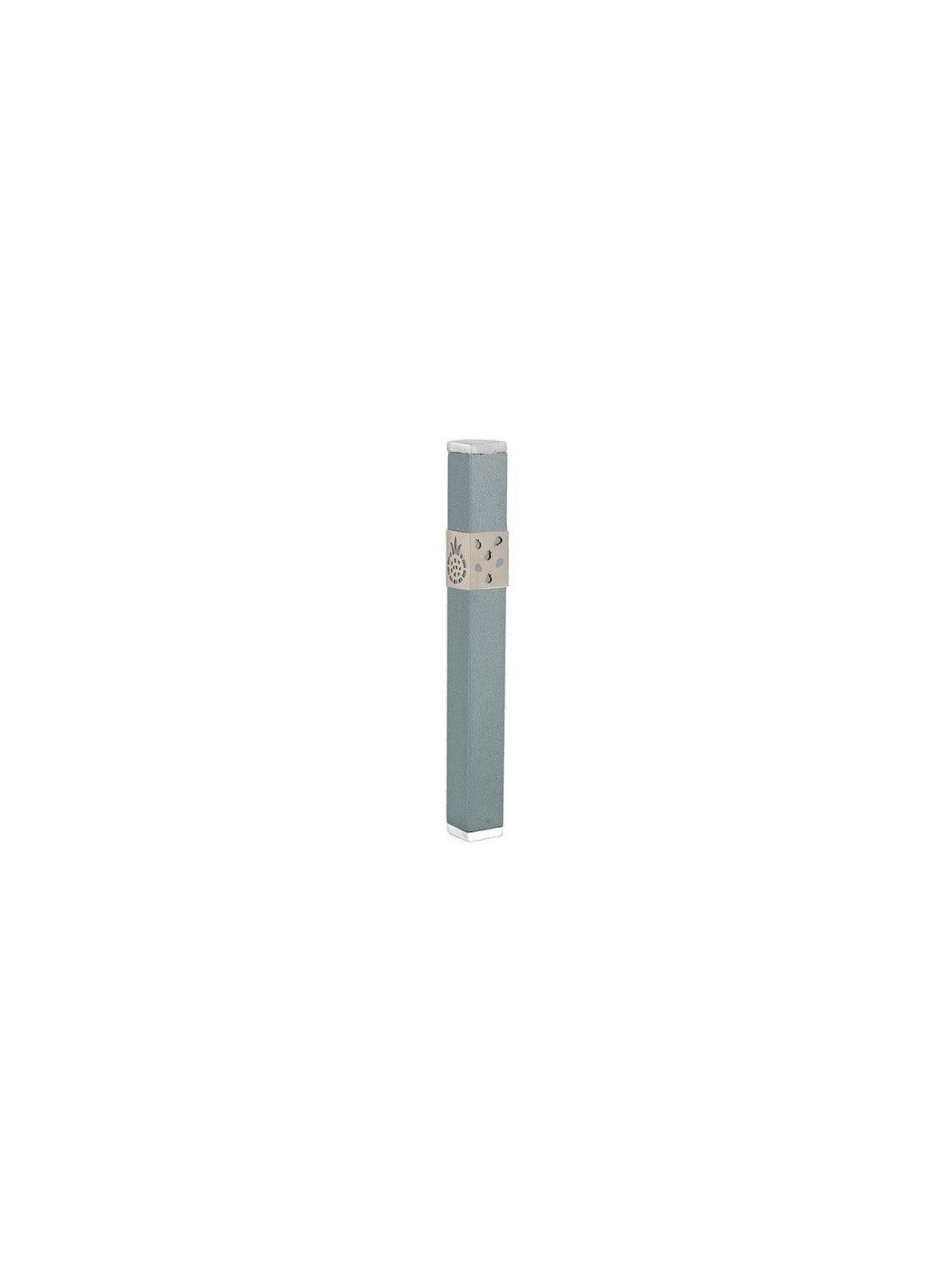 Yair Emanuel Stainless Steel Pomegranate Mezuzah (Choice of Colors)