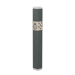 Yair Emanuel Stainless Steel Pomegranate Mezuzah (Choice of Colors)