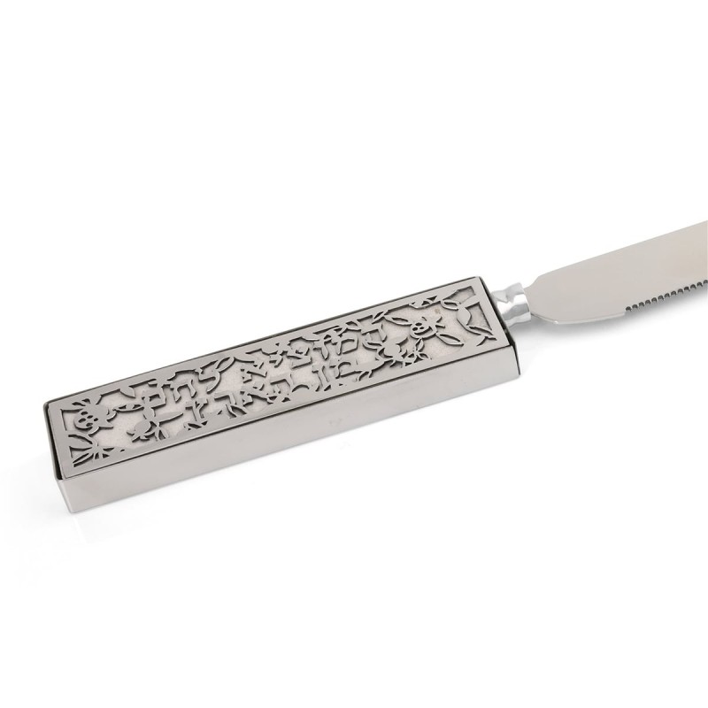 Yair Emanuel Pomegranate Challah Knife - Choice of Color