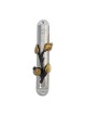 Yair Emanuel Stainless Steel Pomegranates Mezuzah (for 12cm Scroll)