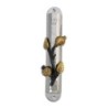 Yair Emanuel Stainless Steel Pomegranates Mezuzah (for 12cm Scroll)