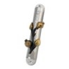 Yair Emanuel Stainless Steel Pomegranates Mezuzah (for 12cm Scroll)
