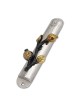 Yair Emanuel Stainless Steel Pomegranates Mezuzah (for 12cm Scroll)
