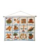 Yair Emanuel Large Embroidered Wall Hanging - 12 Tribes - English