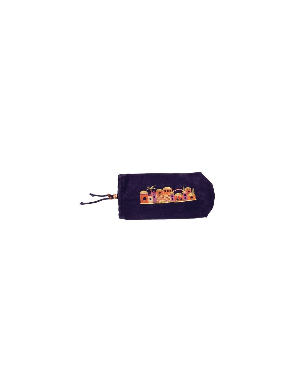 Yair Emanuel Velvet Shofar Pouch - Jerusalem Blue