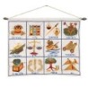 Yair Emanuel Embroidered Wall Hanging - 12 Tribes - Hebrew