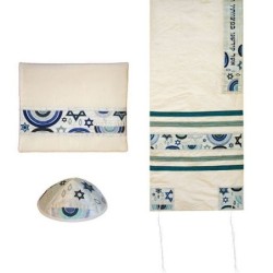 Jewish Symbols: Yair Emanuel Embroidered Tallit