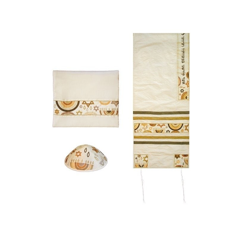 Jewish Symbols: Yair Emanuel Embroidered Tallit
