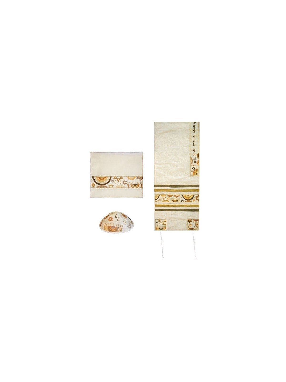 Jewish Symbols: Yair Emanuel Embroidered Tallit