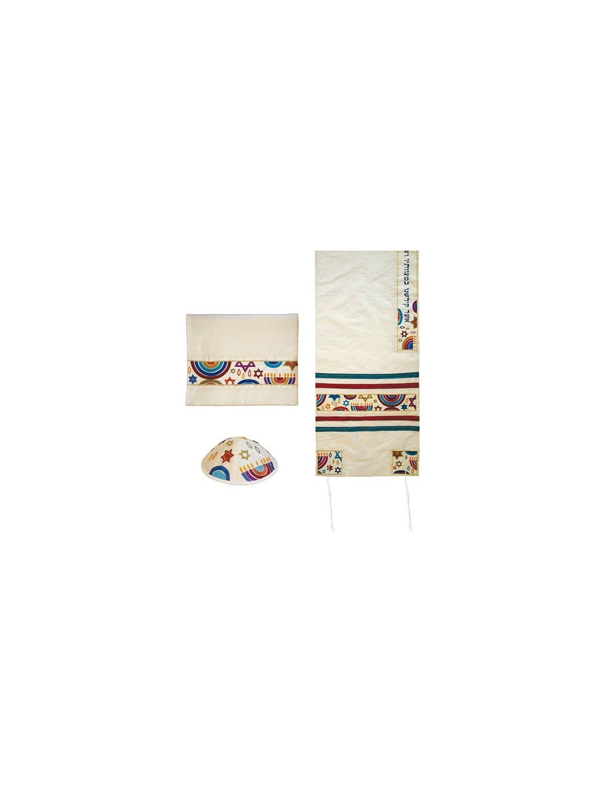 Jewish Symbols: Yair Emanuel Embroidered Tallit