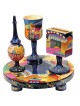 Yair Emanuel Wooden Havdalah Set - Jerusalem